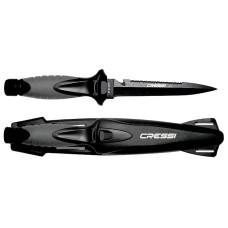 Cressi Finisher Knife Diving Knife Black