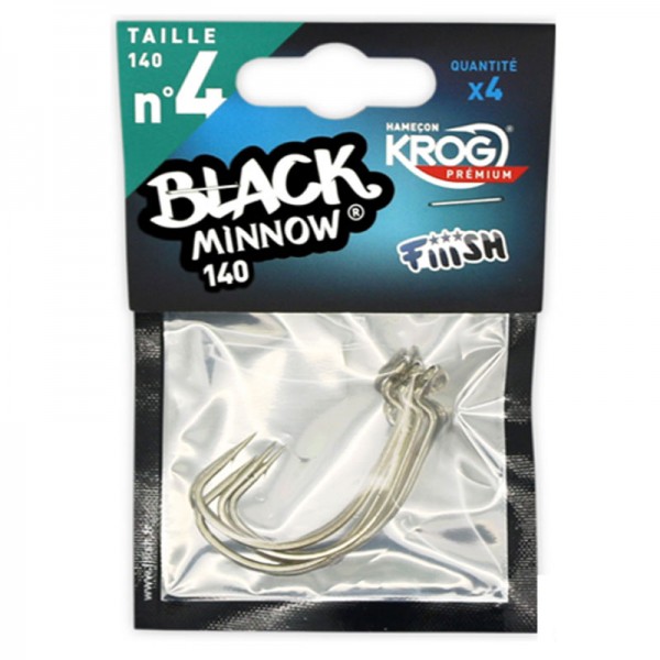 Fiiish Krog Hook  Black Minnow  ΣΙΛΙΚΟΝΕΣ